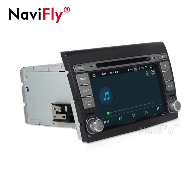  Автомобильная аудиосистема NaviFly 7 'для FIAT BRAVO (198) (2007-2014) автомобильный dvd-плеер PX6 Android 9 0 4 + 64 ГБ