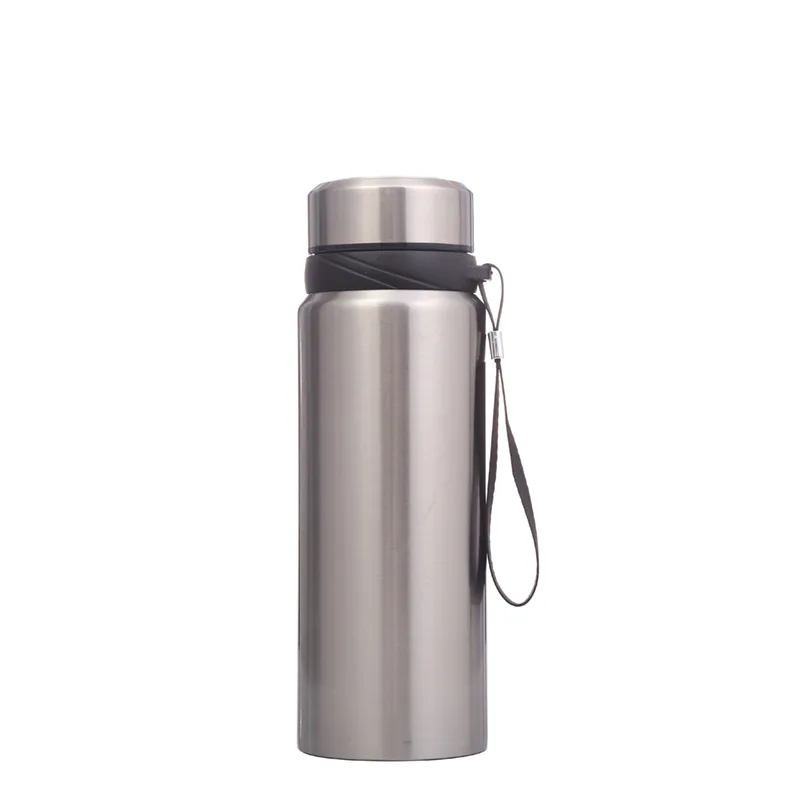 Double wall thermal thermos bottle 800 ml stainless steel vacuum flask