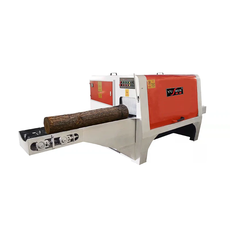 Cut Off Saw Machine Automatic  Wood Gang Rip Saw Machine Multi Blade Saw Machine