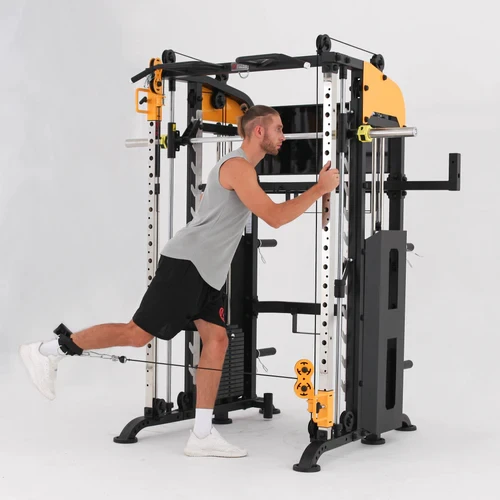 Manufacturer Sells Commercial Fitness Equipment Smith Multifunctional Fitness Power Rack Squat Rack