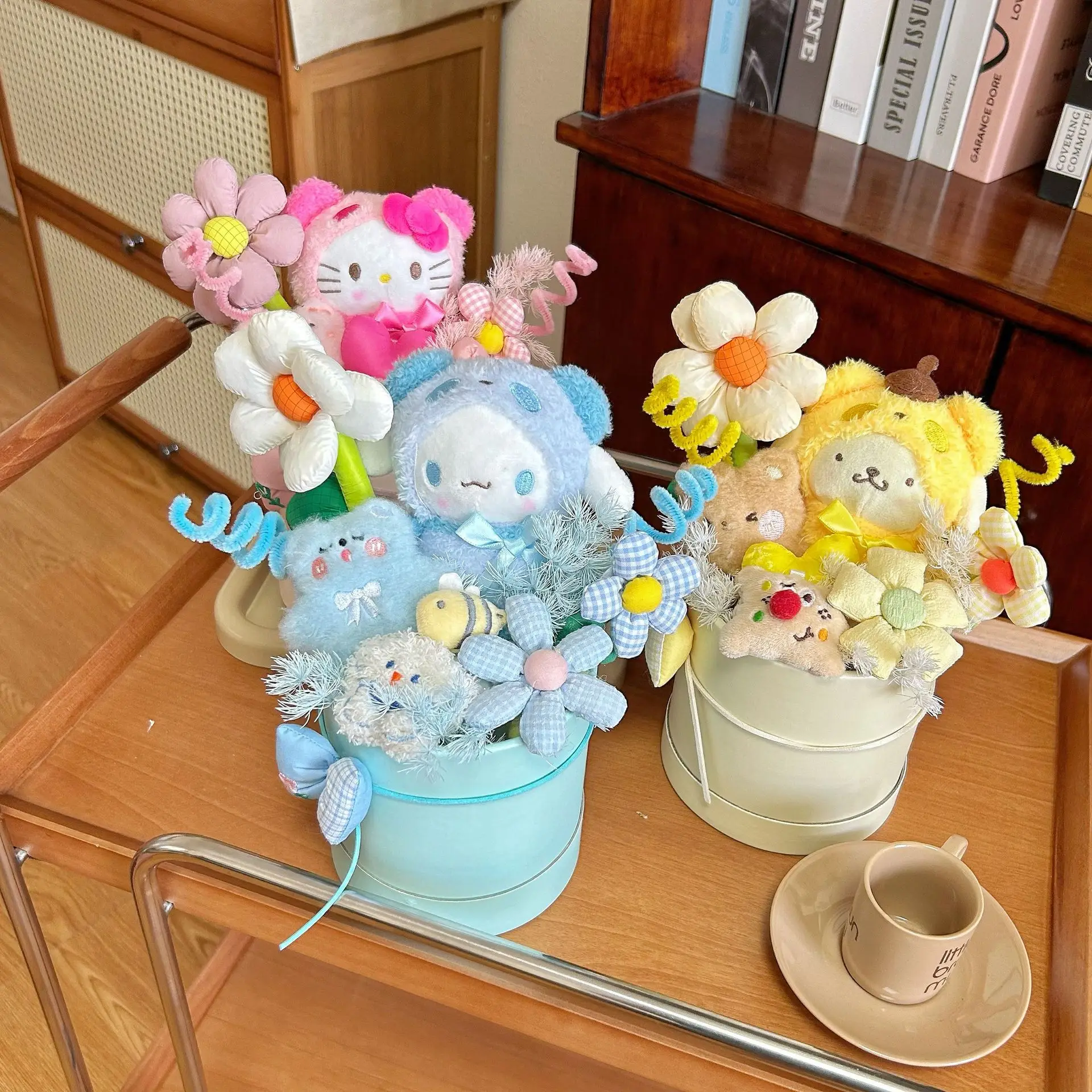 Новинка плюшевая кукла Sanrio KT букет аниме каваи куроми синнаморолл милая девушка подарок на день рождения Рождество девушке