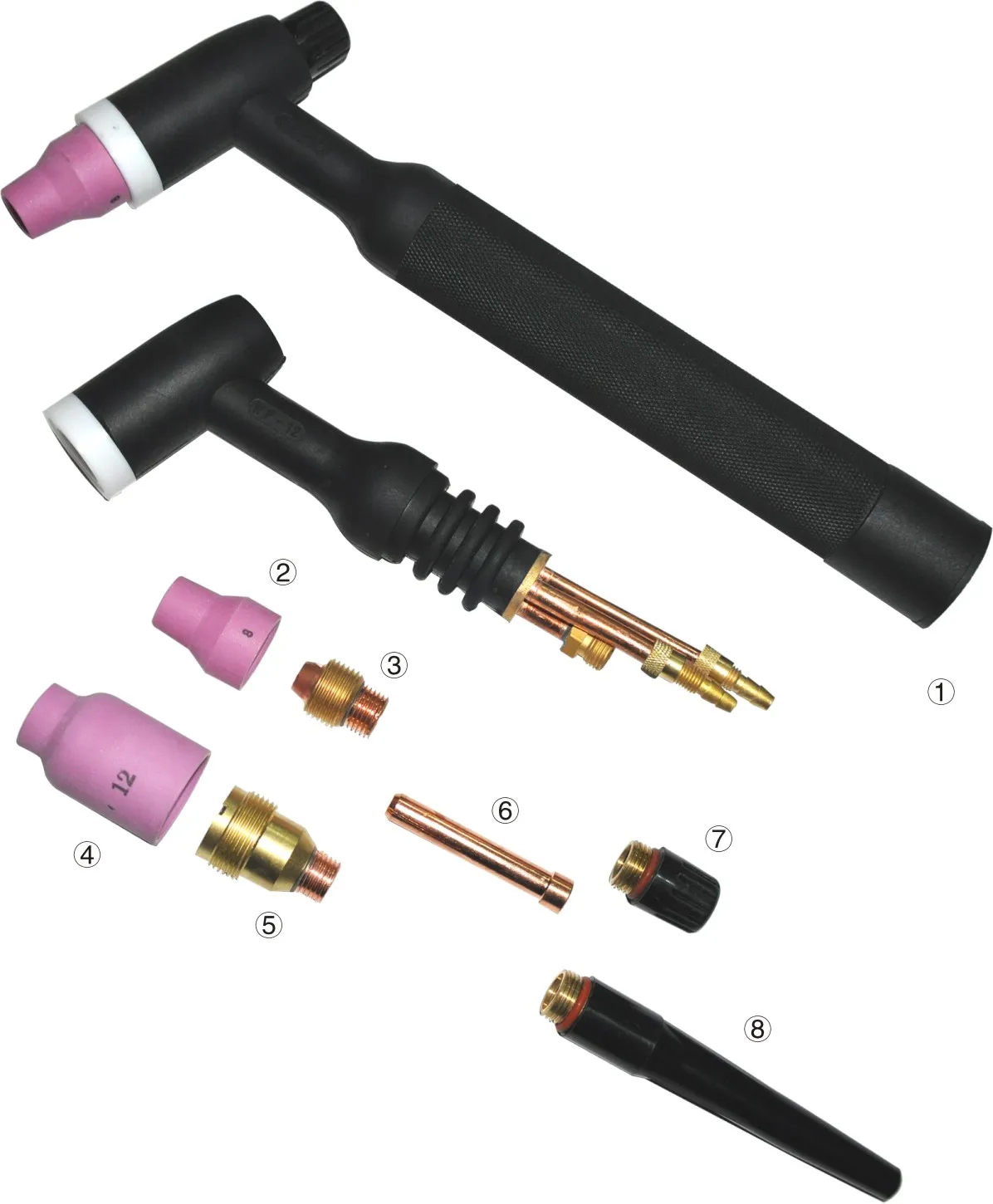 argon arc welding torch head wp12