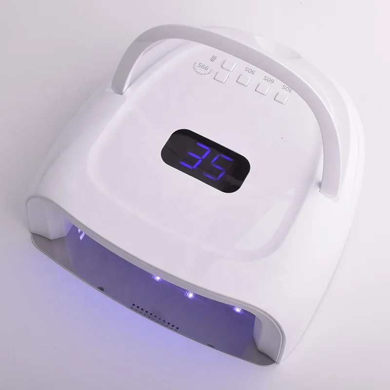 2023 New Original Portable Rechargeable Cordless Electronic Nail Enhancement Tool Automatic Sensing UV LED Nail Lamp With Handle