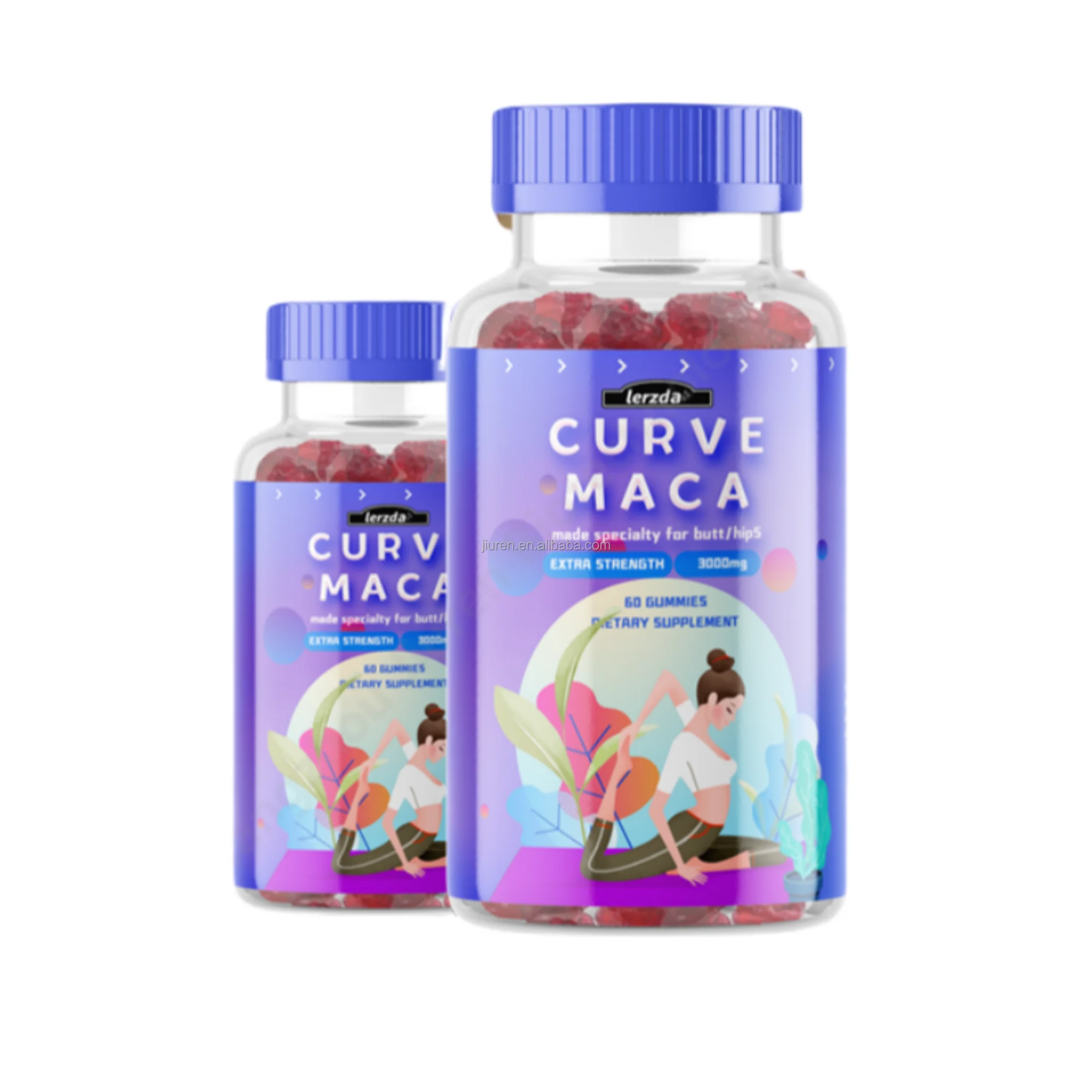 Оптовая продажа увеличенные ягодицы Gummies MACA Органическая грудь большая бустер мармеладки