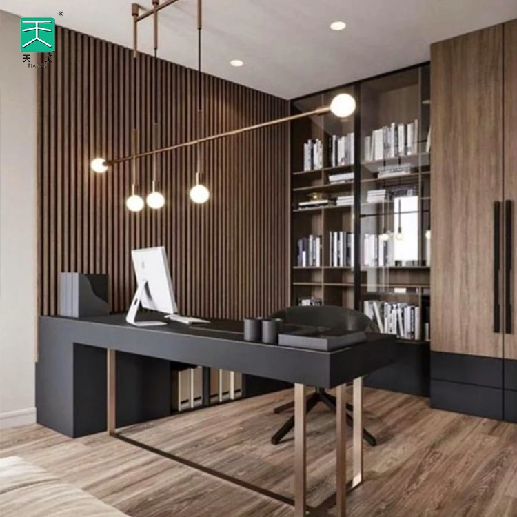 TianGe Room Internal Akupanel Led Stripe Slat Wooden Pet Wall Acoustic Polyester Wood Acoustic Panel for Stadium