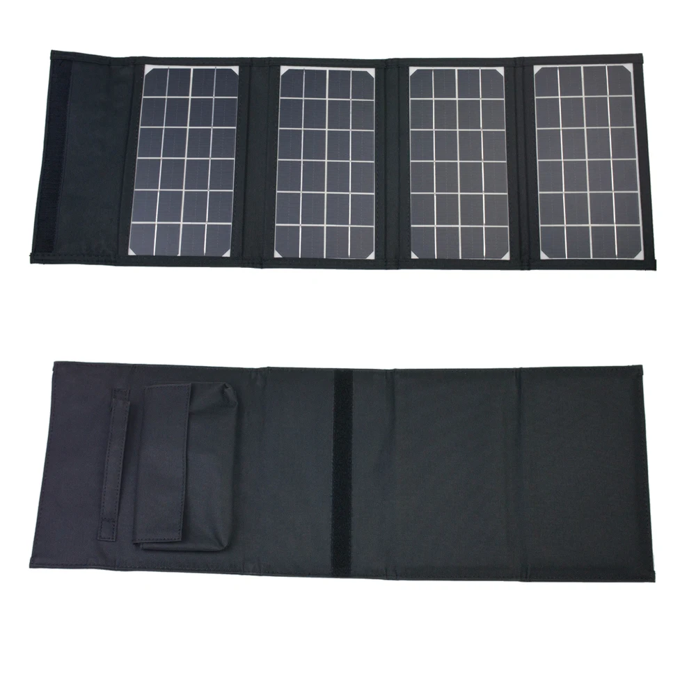 Good Quality 21W monocrystalline solar panel flexible outdoor scenes foldable solar panel for Hiking camping mobile phone