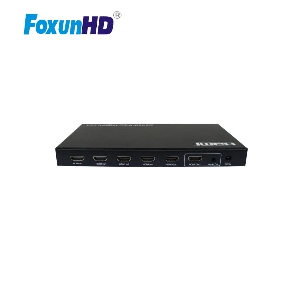 
HDMI 4x2 Matrix shenzhen SHUNXUN HDMI Switch hdmi 1.4/2.0 Matrix with EDID supported 