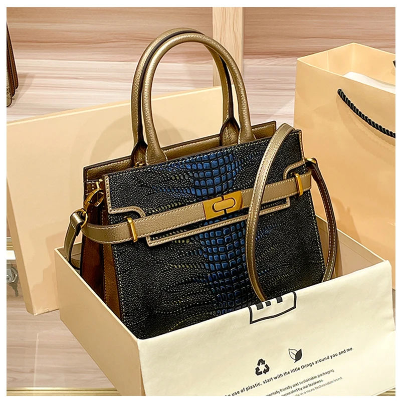 Fashion Luxury Pu Leather Ladies Shoulder Bag Designer Crossbody Messenger Bags High Quality Womens Handbag Glamor