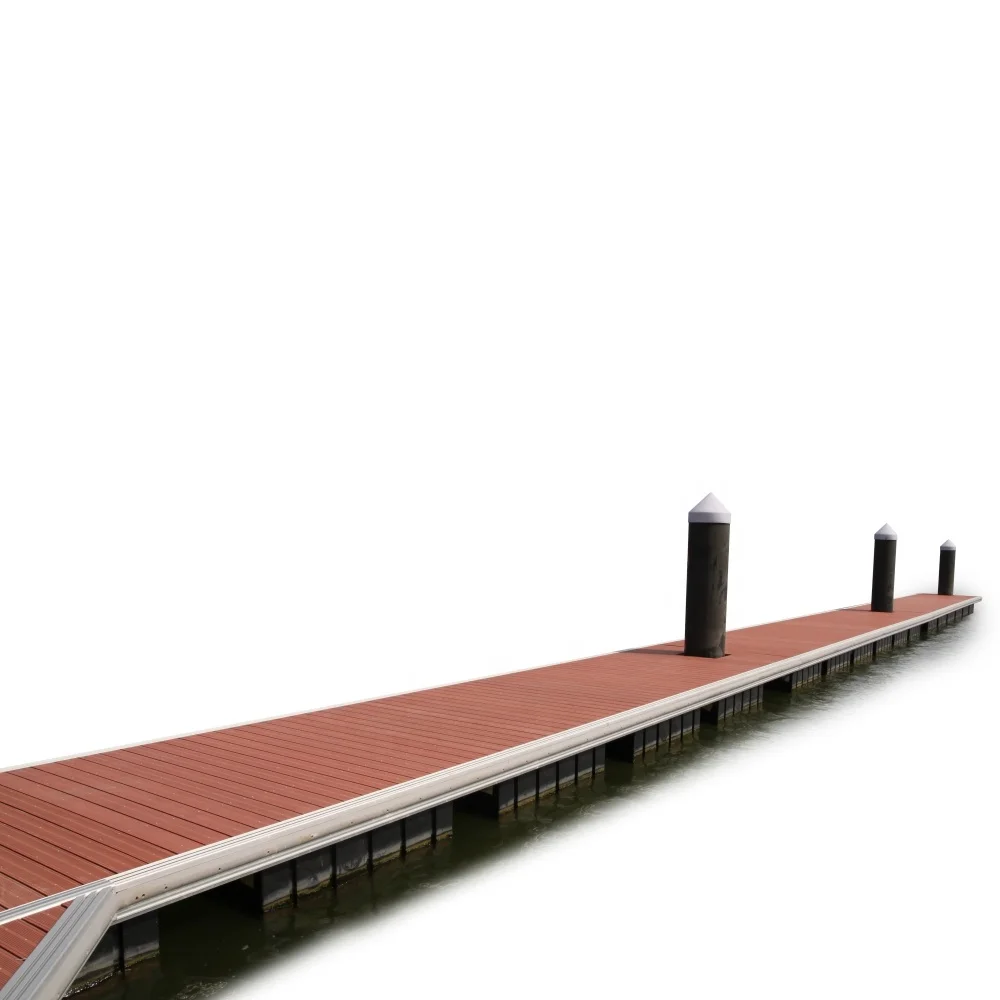 shore ramp Floating bridge aluminum floating pontoon Boat Gangway