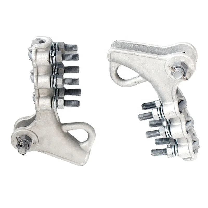 Aluminum Alloy Bolted Strain tension cable clamp for overhead power line