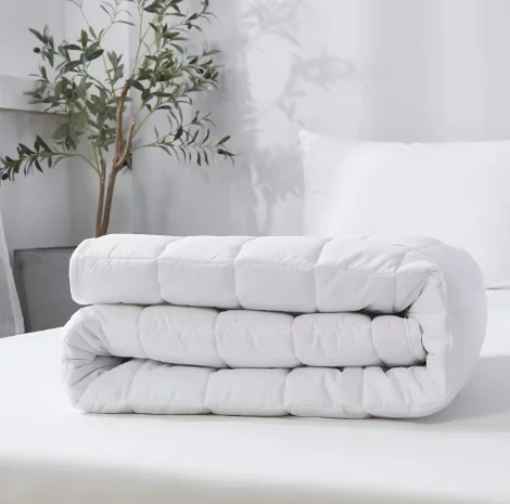 Sell On Line Soft Microfiber Fabric Mattress Pad Hotel With Zipper