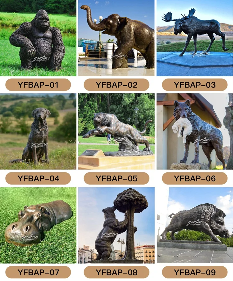 Bronze Animals Sculpture