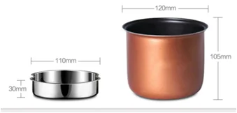 PL M401 0.3l 0.5l 0.8l LED Display with Touch Screen Panel Fuzzy logic program mini rice cooker electric