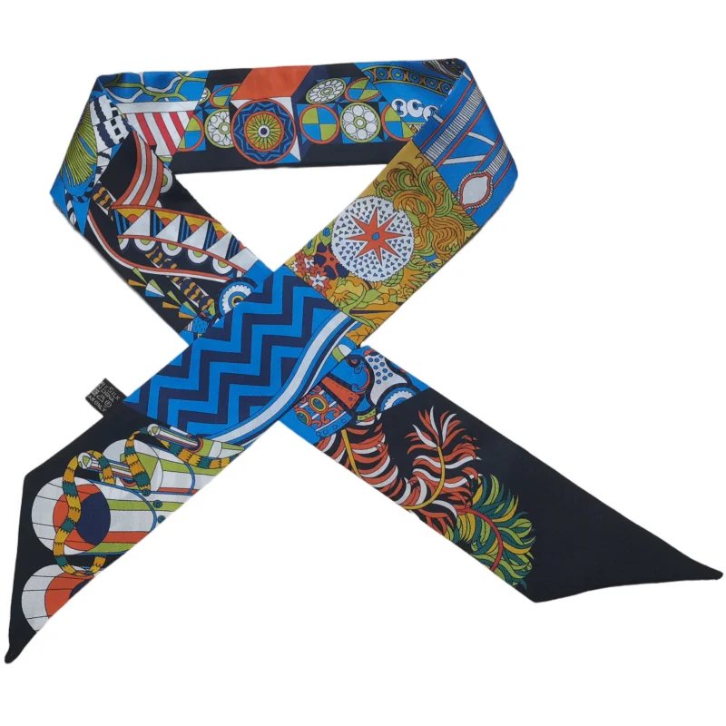 Silk Neck Scarf 100% Silk Bag scarf Silk Hair Scarf