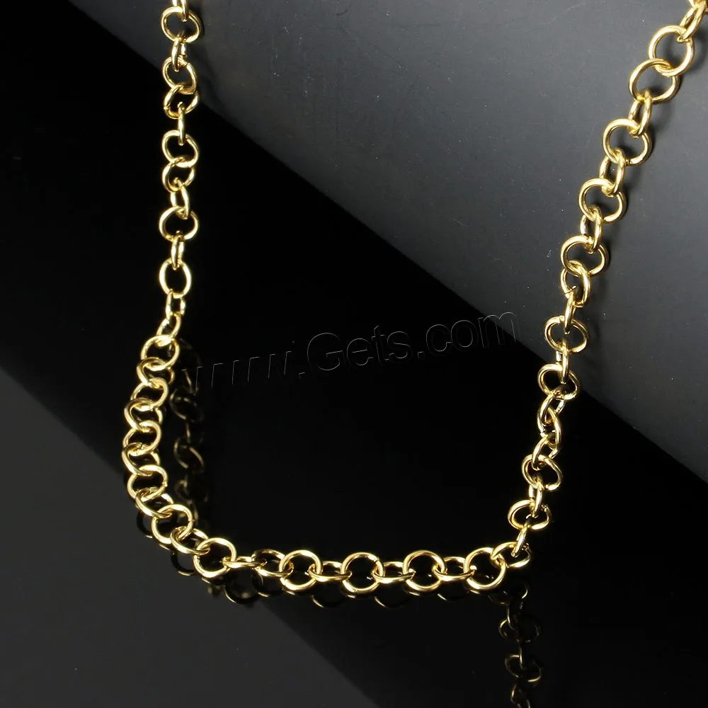 New Stainless Steel Circle Chain plastic spool reel bobbin round link chain 5x5x0.8mm 1109106