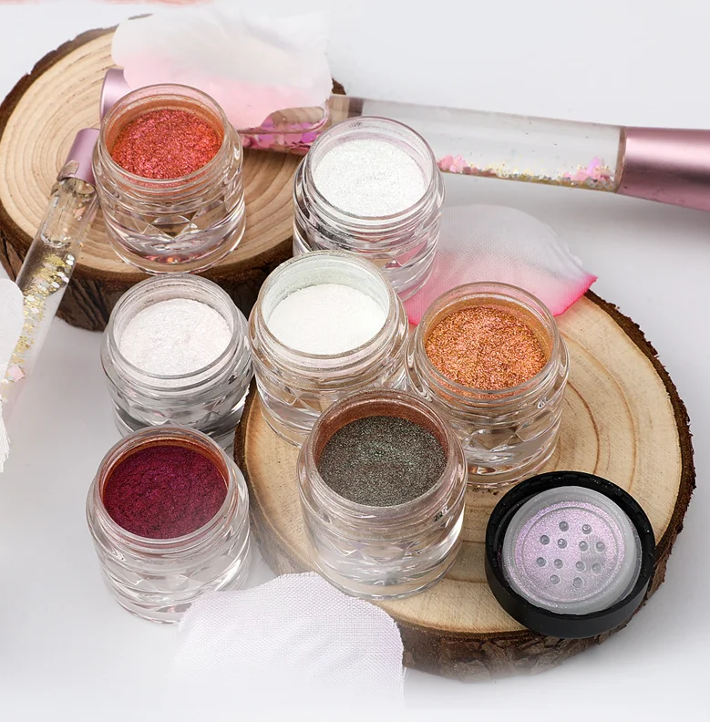 Single Bottle Neon Colors Eyeshdow Powder Private Label Makeup Duochrome Chameleon Loose Pigment Eyeshadow