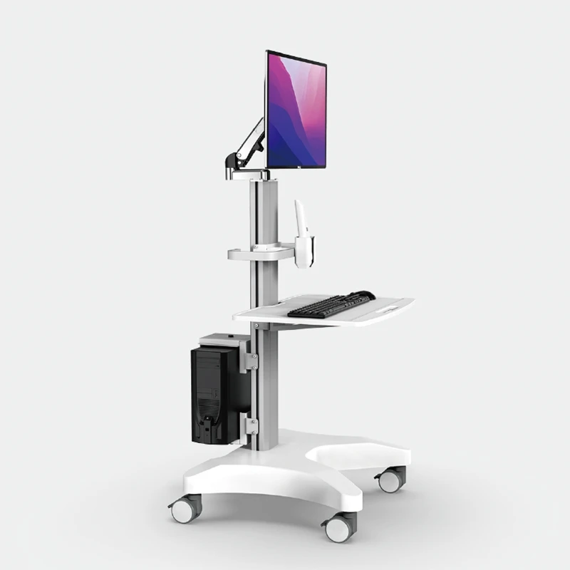 Medical Trolley Computer Cart with Steels Stand for Oral Scanner Medical Cart With Scanning instrument