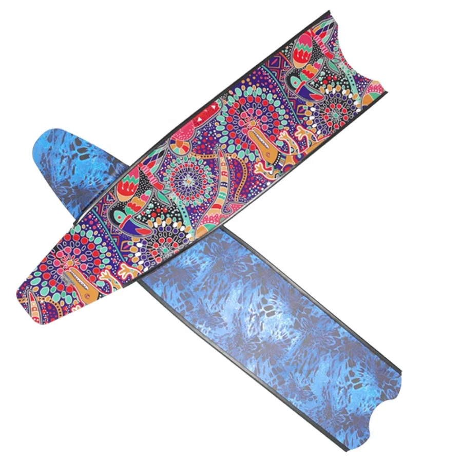 Factory produce high quality custom fins blade  full  carbon fiber free diving fins