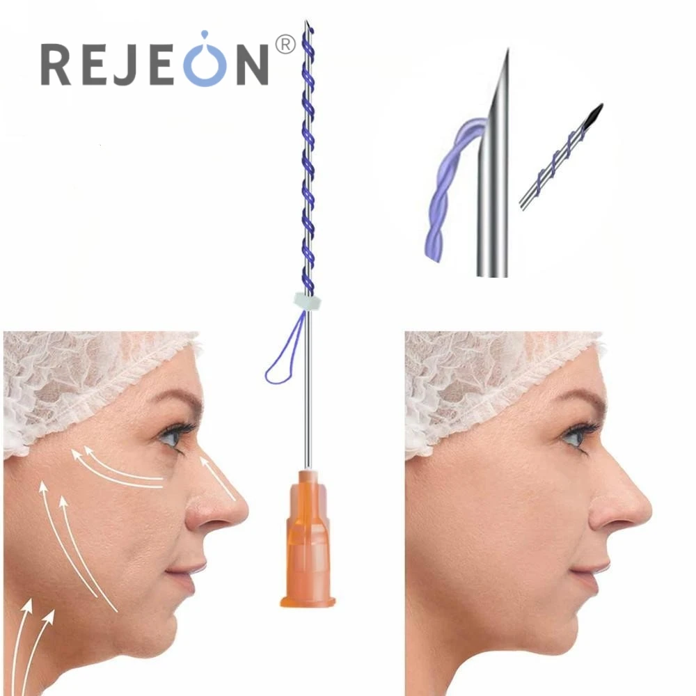 High Quality Tornado Screw Thread CE Approved 26 27G Screw Thread PDO PCL PLLA Thread For buttock lift