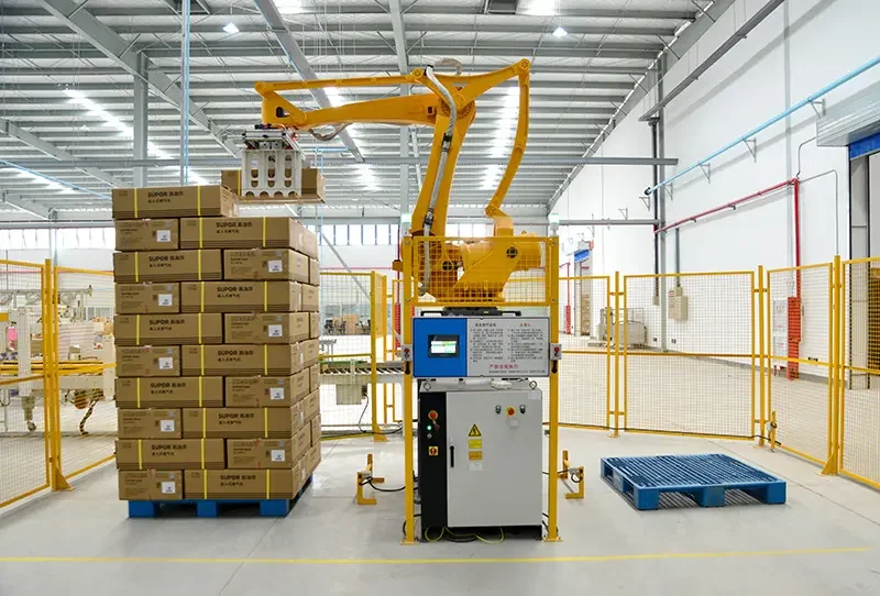 FILLING AUTO BRAND Automatic Robot Palletizer Machine High Productivity Conventional Palletizer Machine System