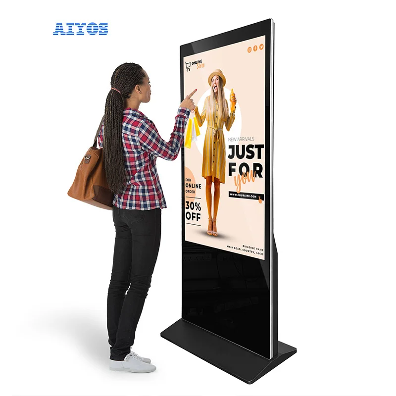 High quality electronic Digital Monitor Vertical LCD Screens TV Stand Alone Advertising Display