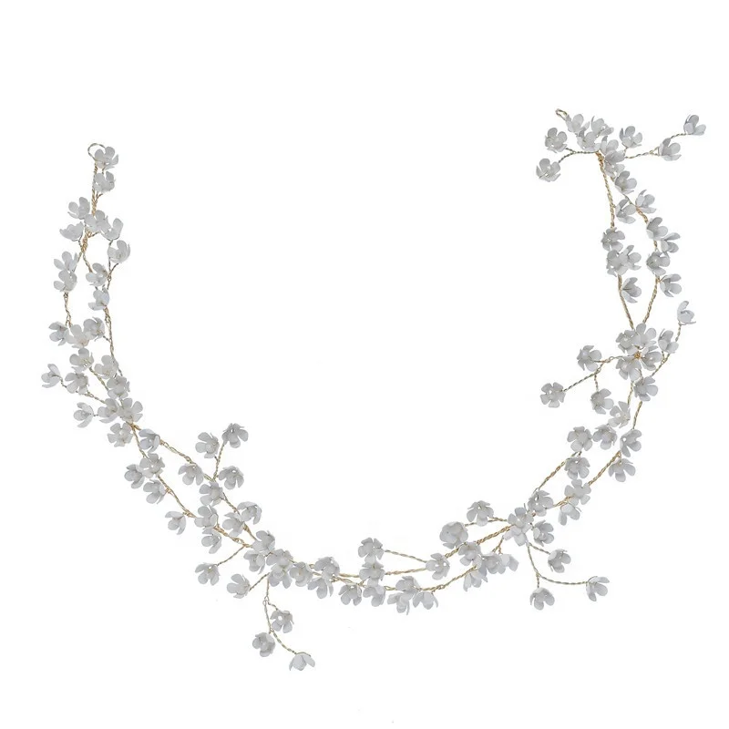 Аксессуары для волос ручной работы 2020 набор белых свадебных серег Свадебные аксессуары Головные