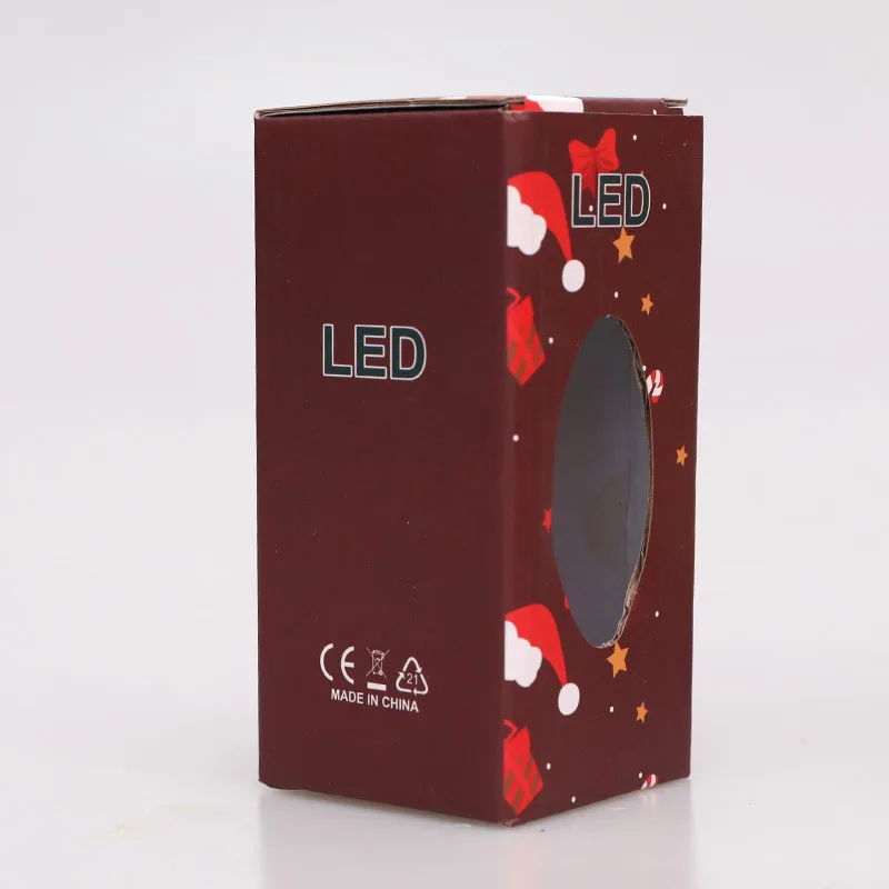 HY-142  Water Lanterns Small Hanging Santa Lighted Christmas Lantern