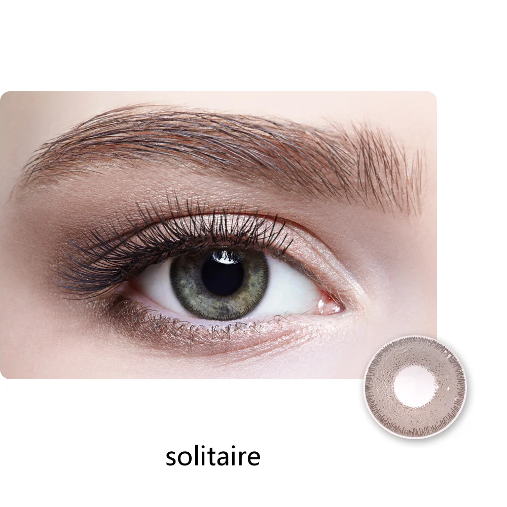Young and delicate girls use the best-selling Korean color fresh contact lenses