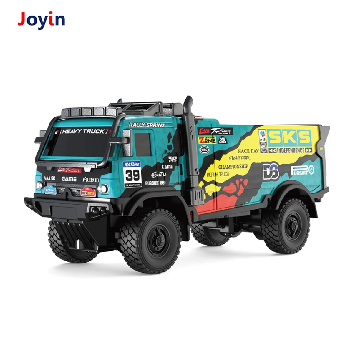 27 Mhz Off Road Hobby RC Toy Vehicle Remote-Controlled Rally Truck with Colorful Bodylight Light Show