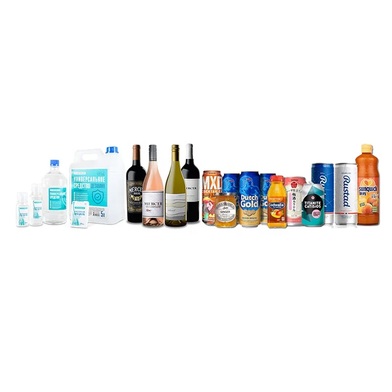 Full Automatic 4 Nozzle Bottle Liquid Soap Shampoo Dishwashing Filling Machine Production Line