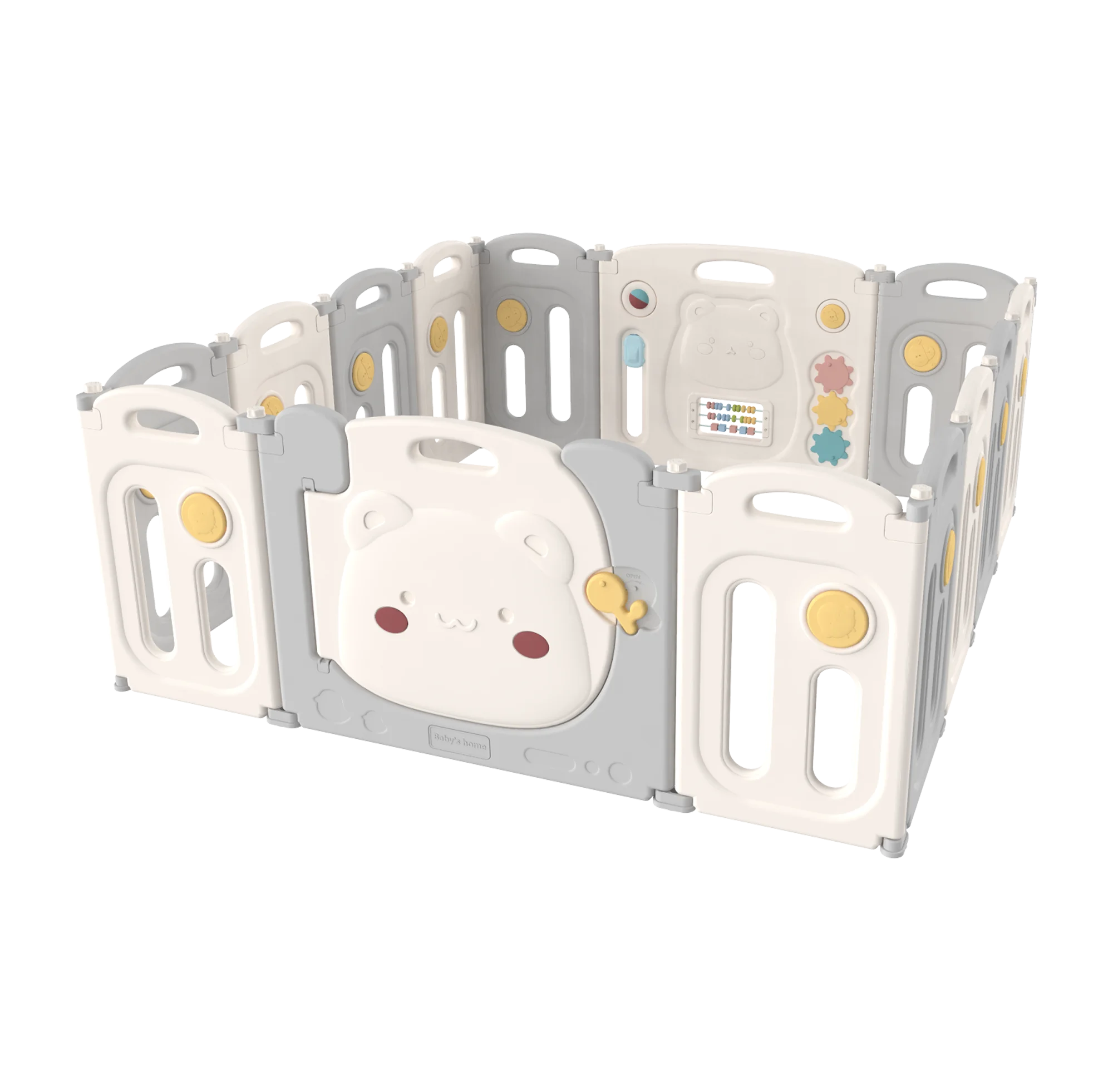 
New arrival baby play yard new born baby products cute plastic fence 