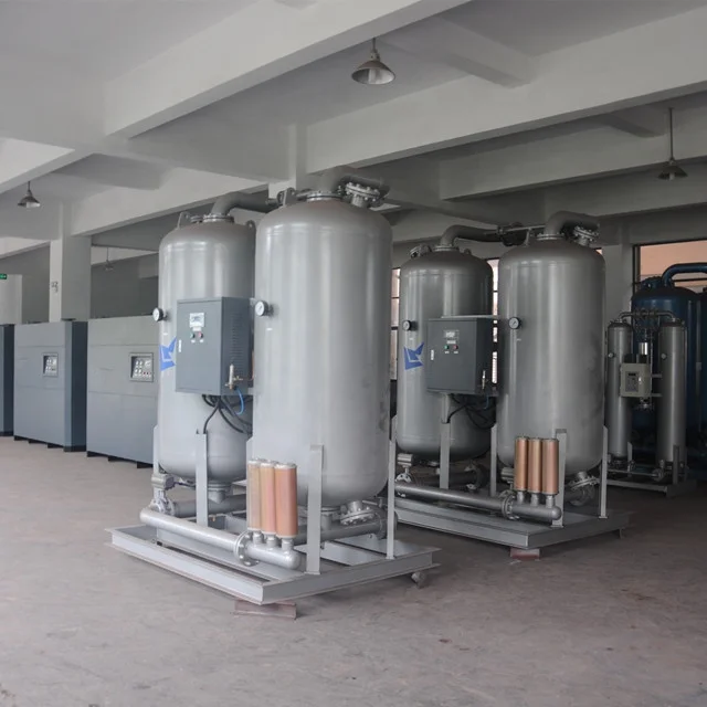 Twin tower Hot regeneration desiccant air dryer with reliable electric heater