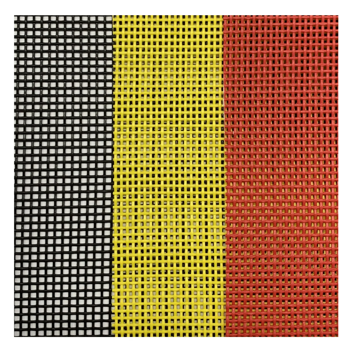 Неокрашенная 1000D текстильная полиэфирная сетчатая ткань с ПВХ покрытием