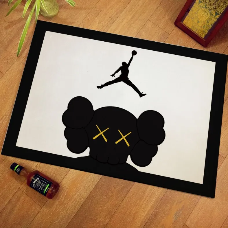 3D heat transfer printed  microfiber floor mat