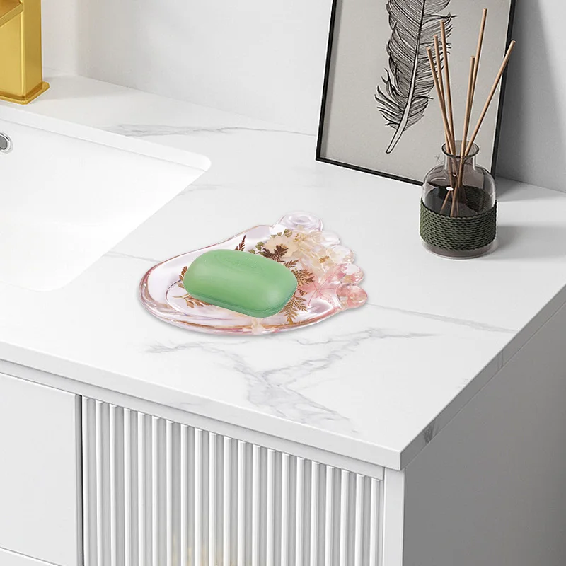 DIY Palms and Feet Shape  Silicone Resin Mold, Crystal Epoxy Mold Storage Box,Ashtray Silicone Mold for Home Decor