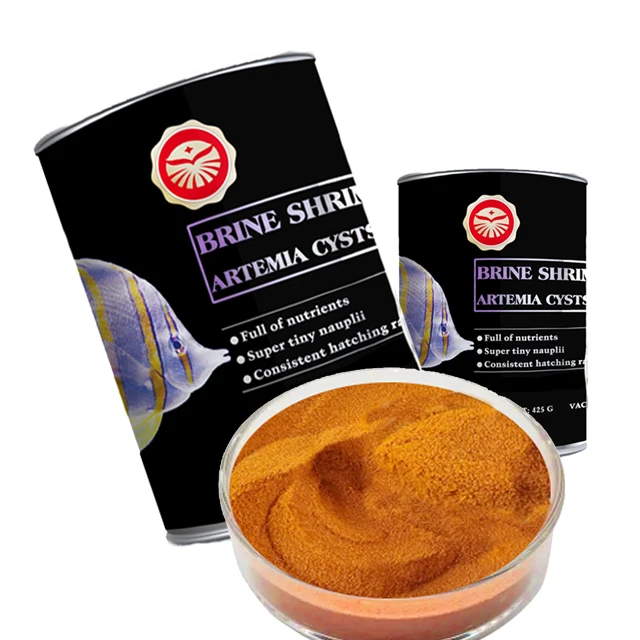 Decapsulated Artemia (Shell Free Artemia)   no need to hatch fish food