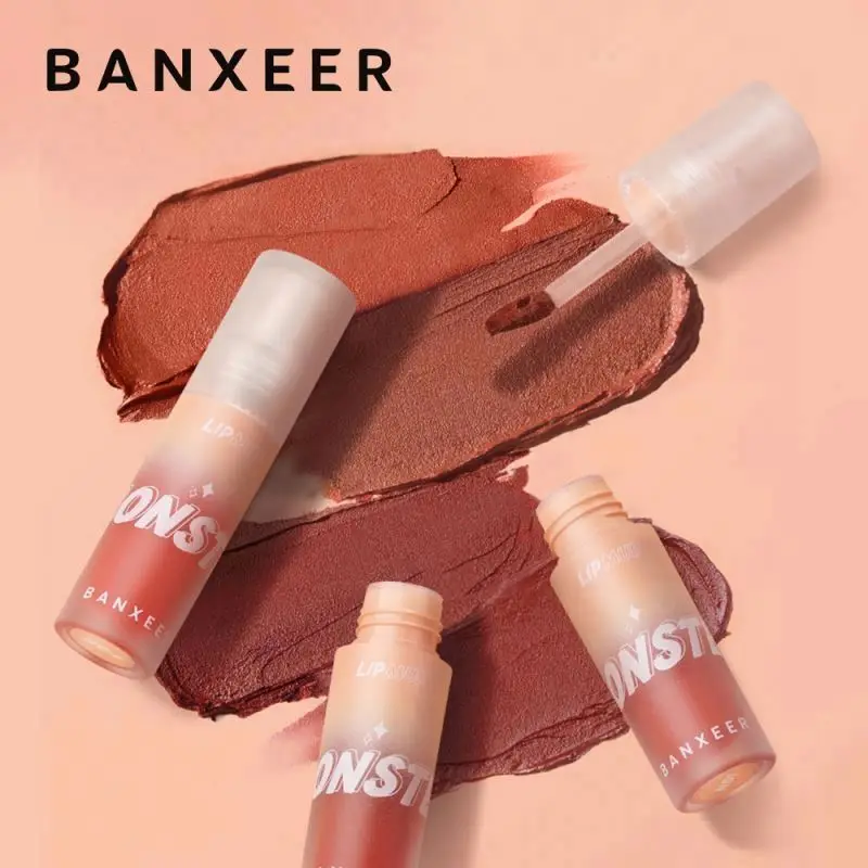 100% веганская Нелипкая жидкая помада Banxer бархатная матовая стойкая