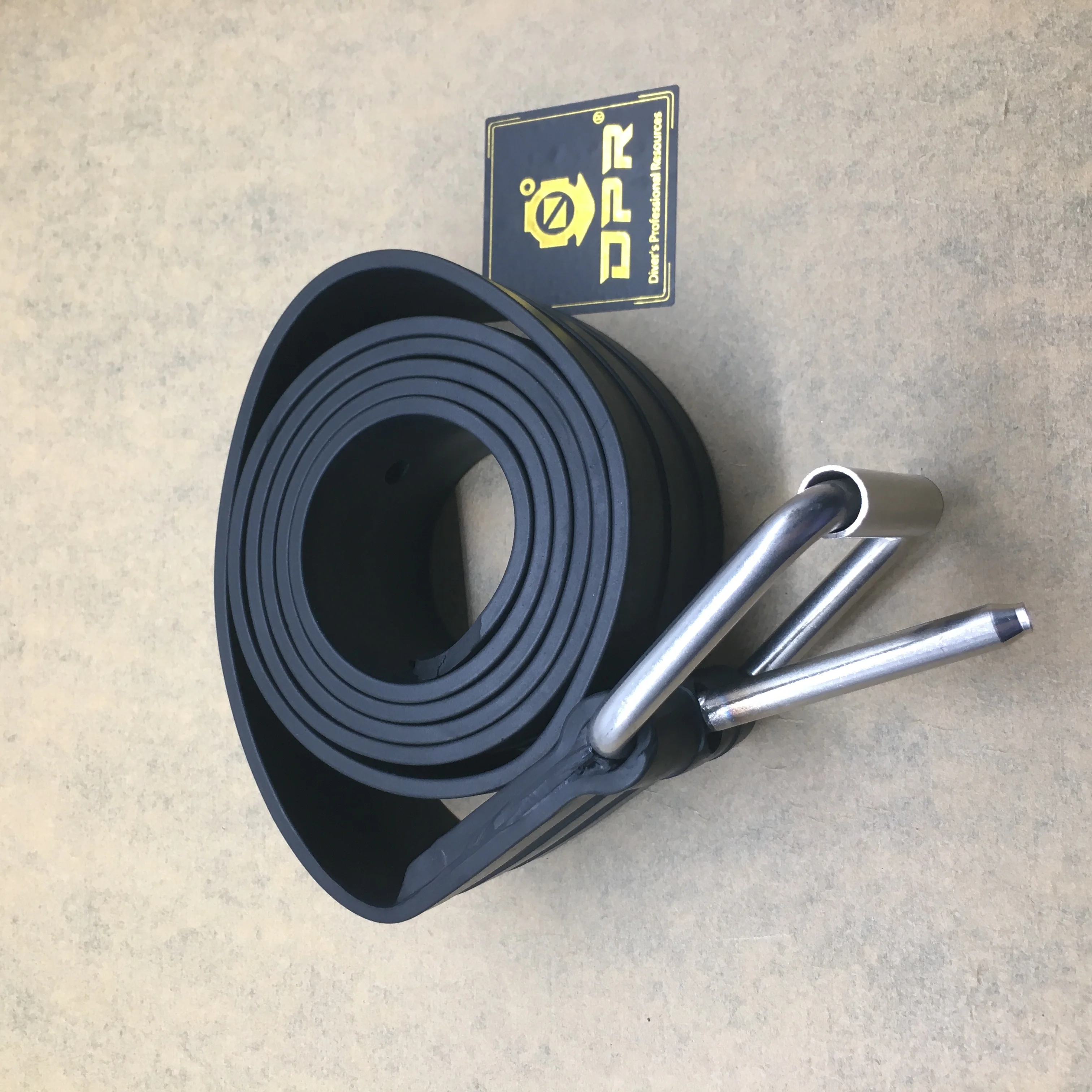 DPR brand scuba diving rubber weight belts with stainless steel buckle