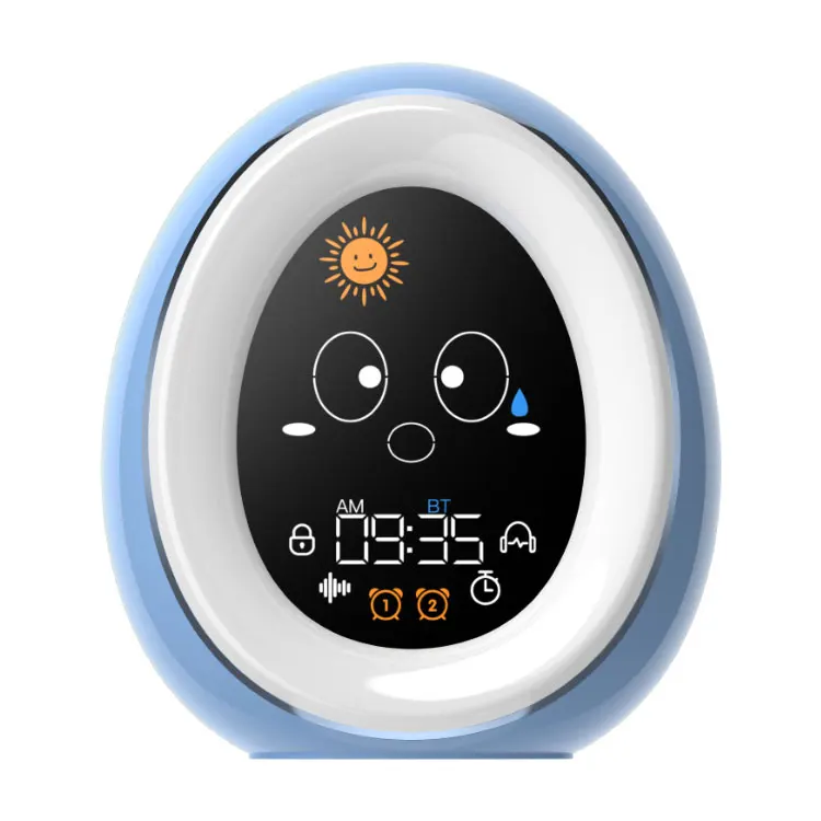 New Design Child Sleep Trainer Night Light Alarm Clock for Kids with Built-In Nature Sounds