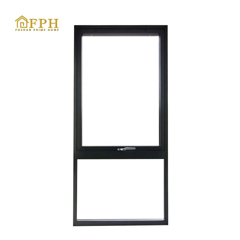 Soundproof Residential Triple Glazed Lowe Aluminum Awning Windows With Grill Screen For Modern Houses