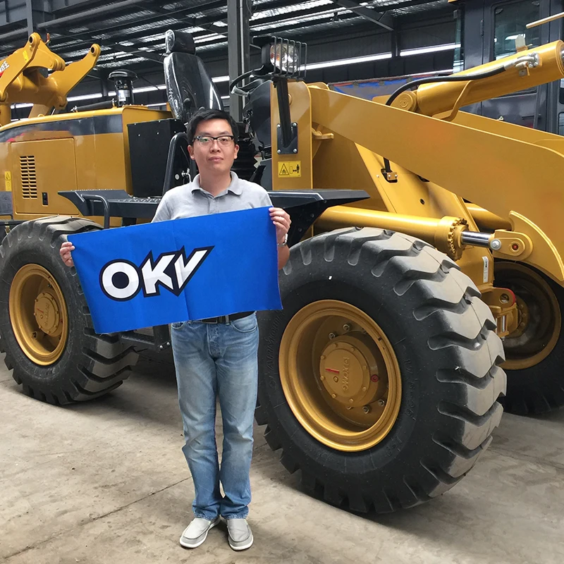 Manufacture Mini Skid Steer Loader With Attachment 5ton Front Loader Tractor  LW300FN loader