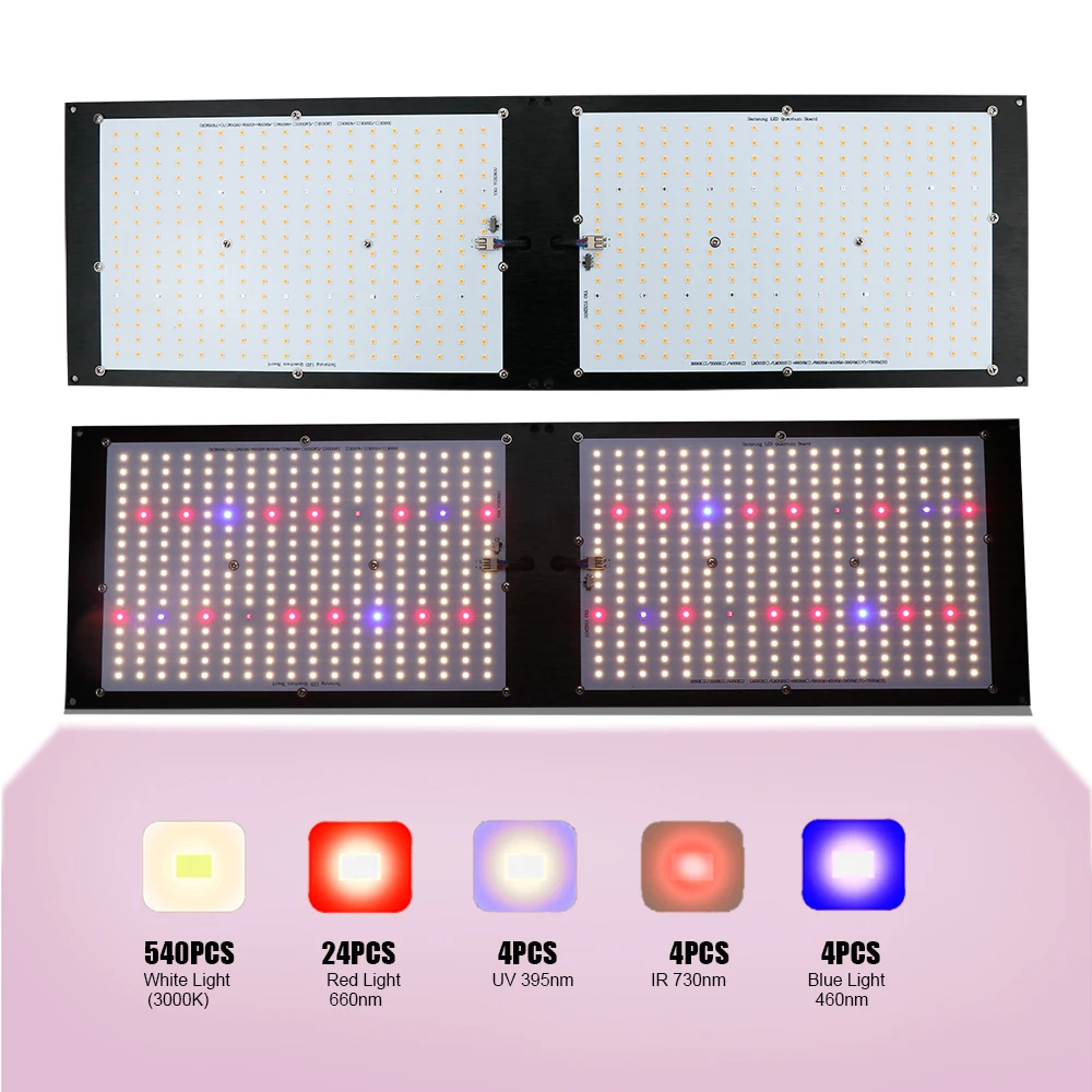 Dimmable UV IR Tech LED Board Samsung LM301H V2 120W 240W 480W LED Grow Light With Meanwell Driver