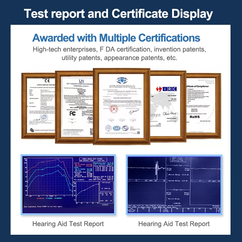 New Products Digital Headphone Rechargeable Hearing Aid Waterproof Earphone Wireless Deaf Aid Smart Headset Hearing Aid Earphone