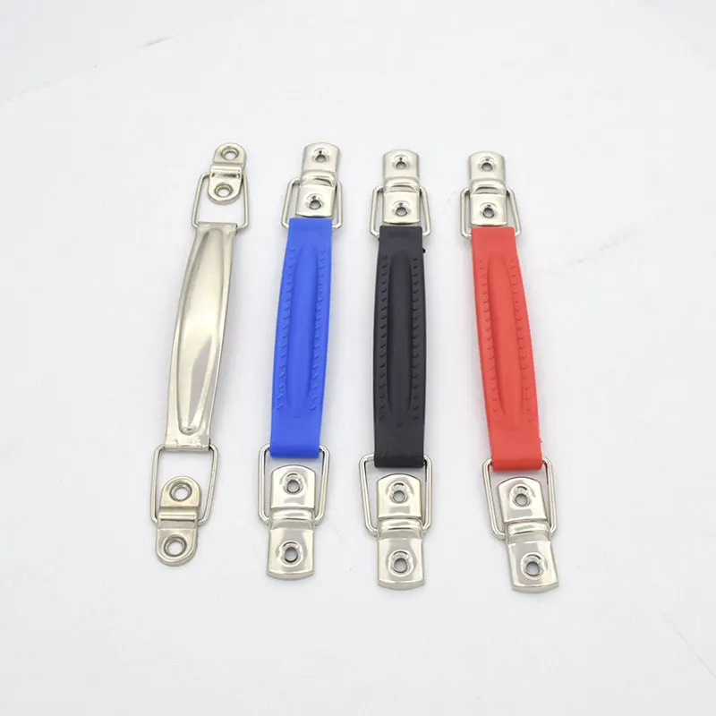 Durable plastic alloy suitcase parts bag handle black plastic handle pull handle FS2043