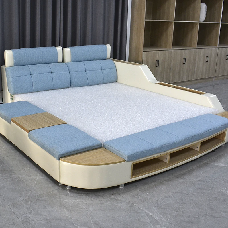 Wholesale Price Round Knitted High Polymer Material Roll Up Mattress Bed Mattress