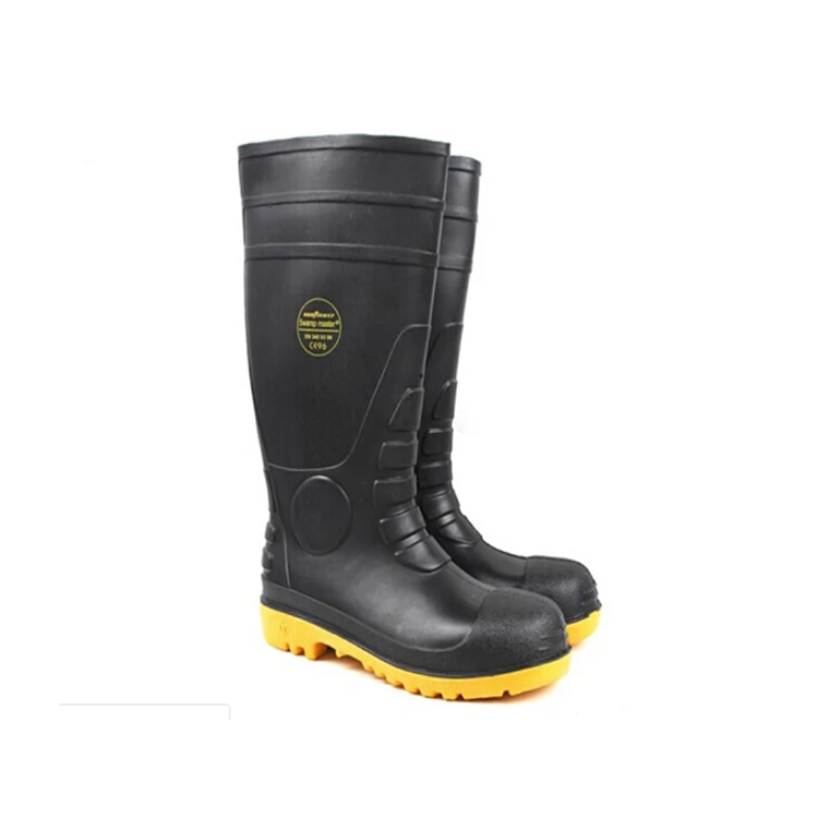 Wholesale cheap oil - acid - alkali - resistant waterproof light weight non - slip Pvc rubber working rubber boots