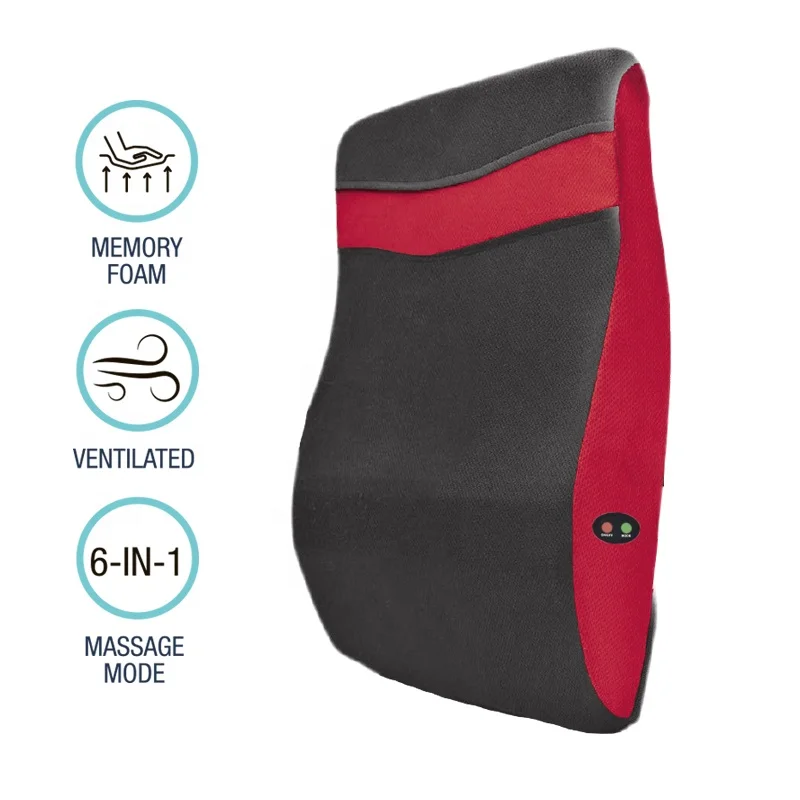 2022 new design Foam 2 Massage Models Lumbar Back Support Cushion Car Office Chair Back Massage Pillow for car office  home