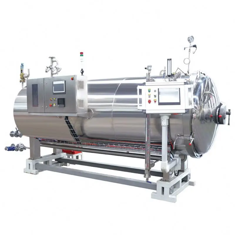 Horizontal Autoclave Rotary Sterilizer for Industrial Steam Food Retorts