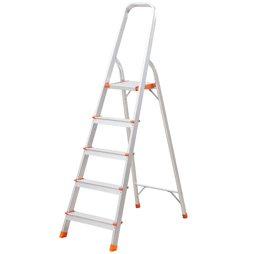 Lightweight Folding Ladder with Anti-Slip Pedal Stairs with Portable Aluminum Household Ladder GS Certificate