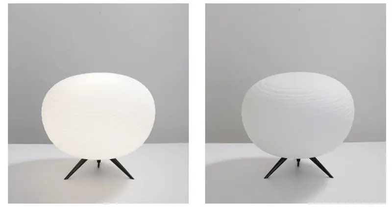 Modern glass desk lamp tripod vertical desk lamp bedroom room lighting